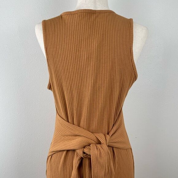 NWT Gibsonlook Sleeveless V-Neck Midi Dress Size L - Picture 6 of 8